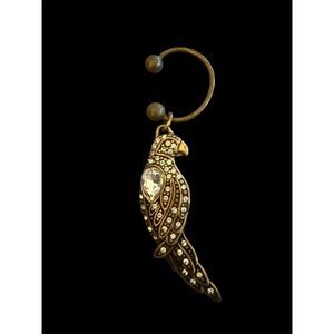 CHICO'S 2010 PARROT (named Chico ) KEY CHAIN! Glam Bling Anniversary Collectible